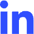 LinkedIn social icon, click to reach out to us on social media